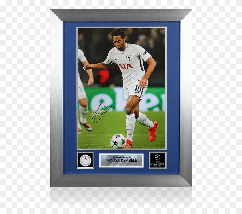 496x680 Mousa Dembele Official Uefa Champions League Signed Mousa Dembele Boots, Person, Human, People HD PNG Download