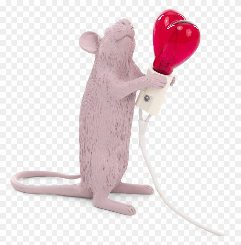 1656x1683 Mouse Lamp Love Edition Seletti Mouse Heart Lamp, Mammal, Animal, Wildlife HD PNG Download