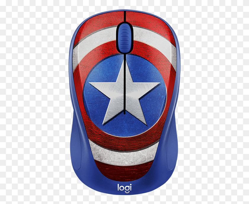 379x629 Mouse Logitech Marvel, Star Symbol, Symbol, Armor HD PNG Download