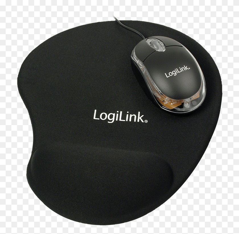 724x763 Mouse Optical Usb With Gel Wrist Mousepad Set Maus Mit Mauspad, Hardware, Computer, Electronics HD PNG Download