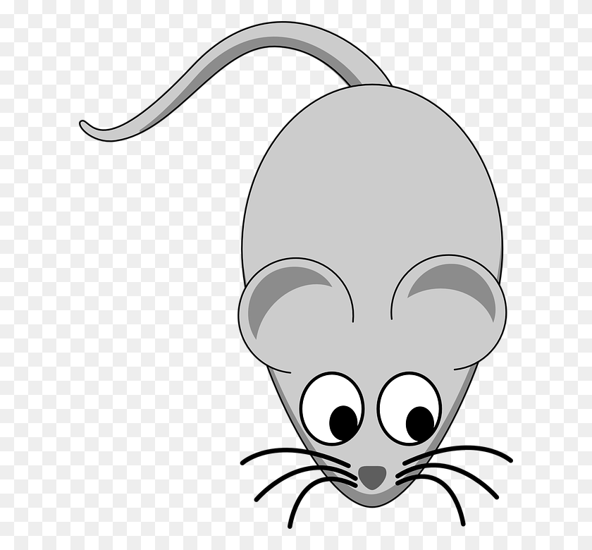 616x720 Mouse Rodent Animal Small Pet Cute Cartoon Comic Free Clip Art Mouse, Stencil HD PNG Download