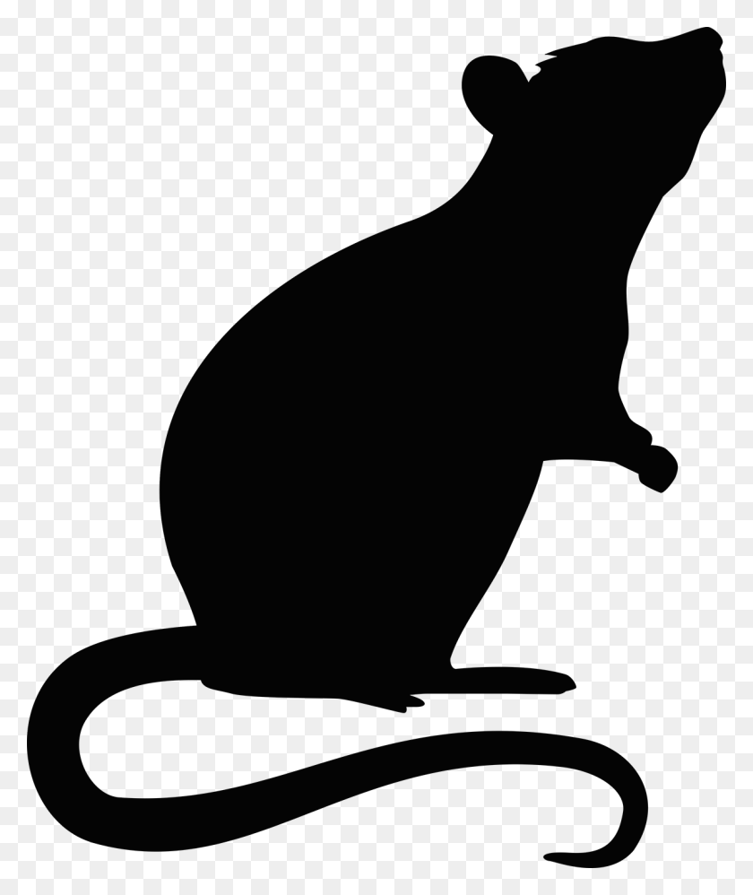 1200x1444 Mouse Rodent Transprent Free Transparent Rat Silhouette, Logo, Symbol, Trademark HD PNG Download