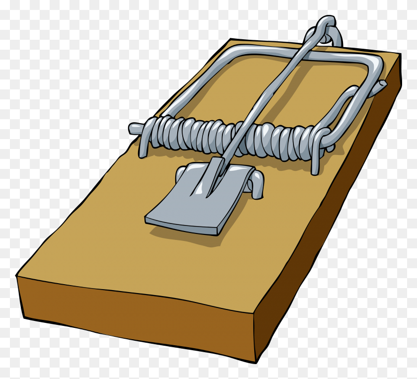 2400x2166 Mousetrap Free Trap Clipart, Furniture, Bulldozer, Tractor HD PNG Download