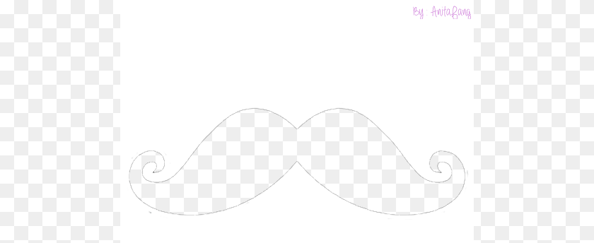 500x344 Moustache Base Anitafang By Anitafang On Clipart Mustache Clipart Transparent Background, Face, Head, Person, Smoke Pipe Sticker PNG