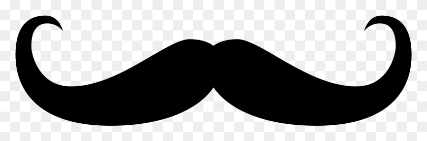 1589x446 Moustache For Free On Mbtskoudsalg Handlebar Moustache Icon, Gray, World Of Warcraft HD PNG Download