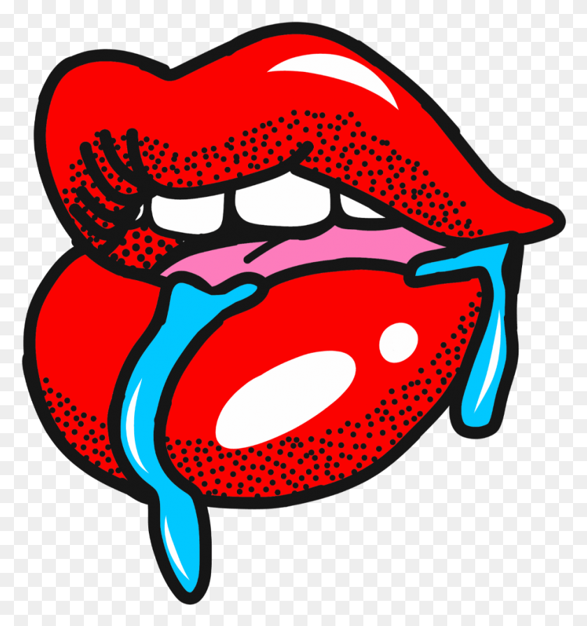 929x996 Mouth Lips Red Woman Girl Lips, Label, Text, Lip HD PNG Download