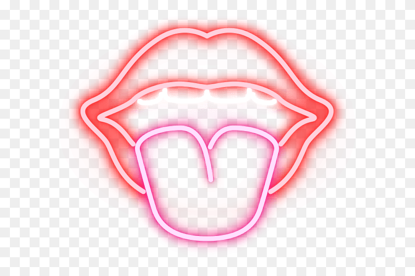 631x498 Mouth Neon Lights Pngs, Heart, Lip, Plant HD PNG Download