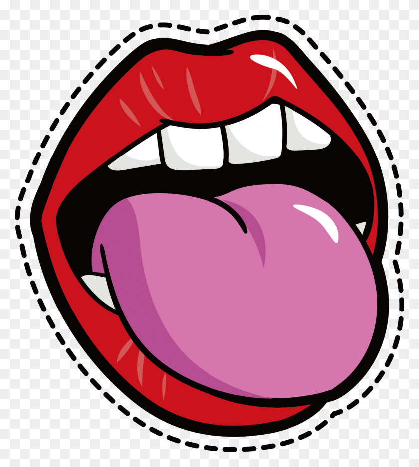 1172x1318 Mouth Tongue Material Lengua Dibujo Animado, Lip, Teeth, Heart HD PNG Download