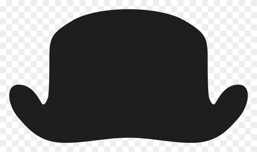 5739x3228 Movember Bowler Hat Clipart Image, Gray, Word HD PNG Download