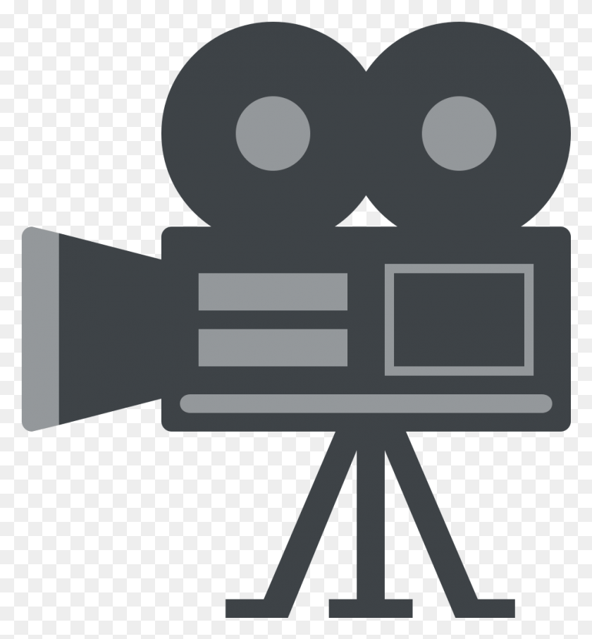 945x1025 Movie Camera Emoji Camara De Cine Emoji, Robot, Cross, Symbol HD PNG Download