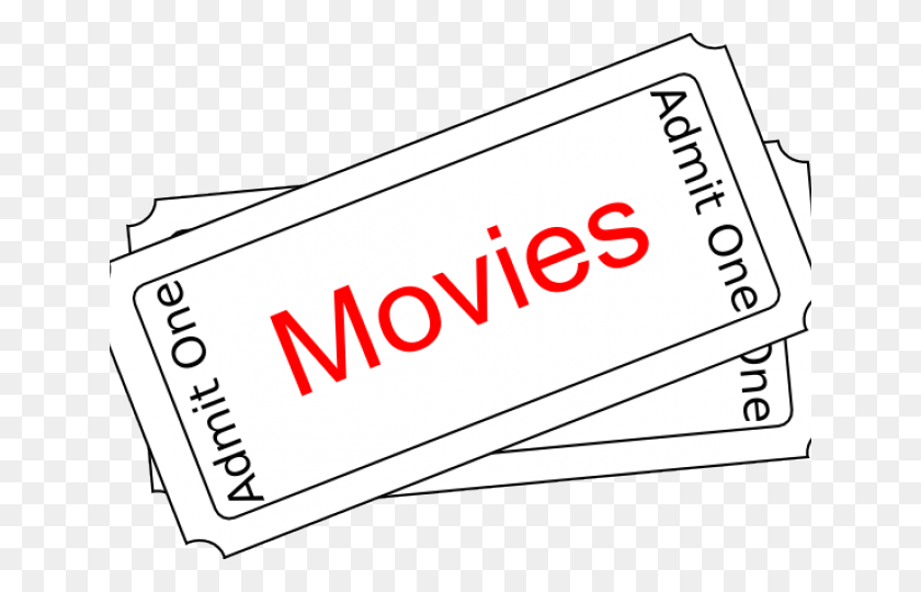 640x480 Movie Clipart Movie Ticket Paper, Text, Ticket, Business Card HD PNG Download
