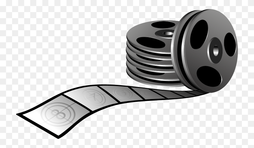 734x430 Movie Clipart Scroll Movie Scroll Clipart, Reel, Chair, Furniture HD PNG Download
