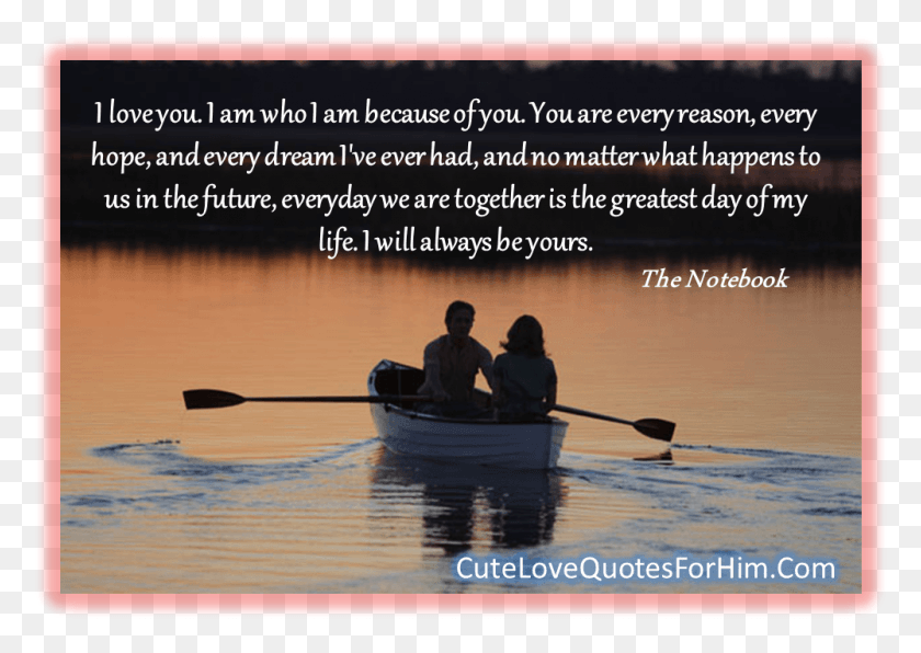 1000x688 Movie Quote From The Notebook Notebook Movie, Person, Human, Oars HD PNG Download