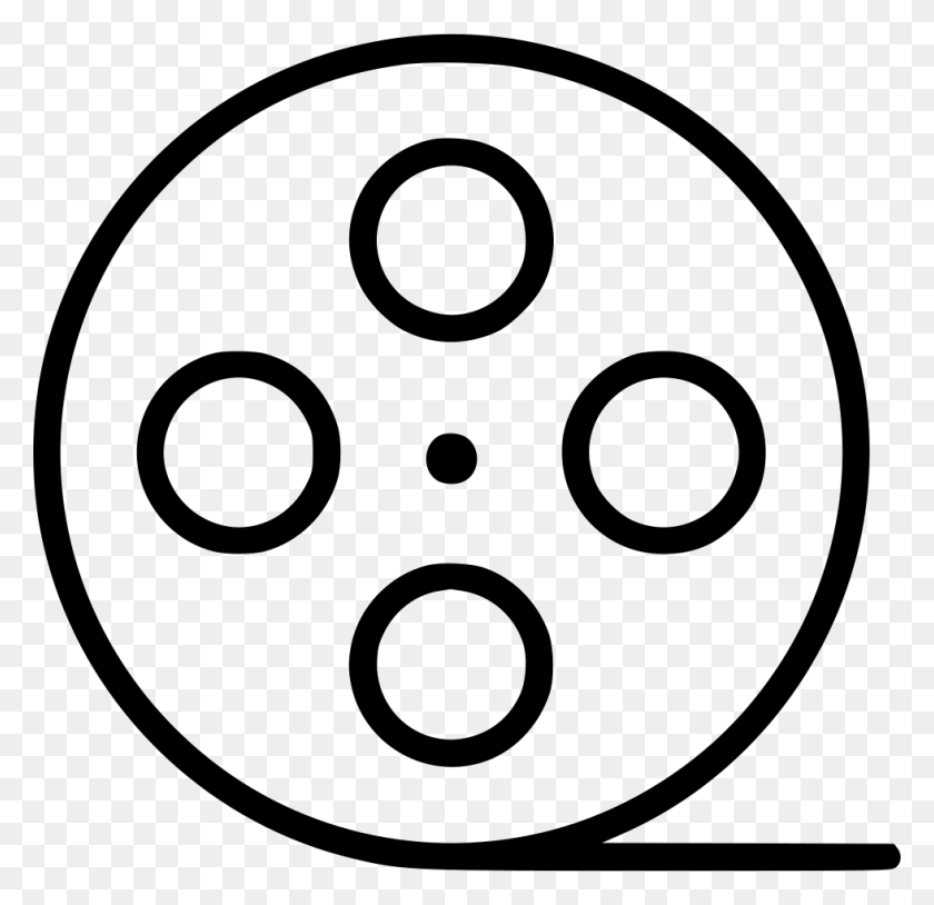 980x948 Movie Reel Comments Circle, Stencil, Ball, Sphere HD PNG Download