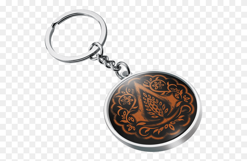 538x486 Movie Round Keyring Assassin39s Creed Keyring, Locket, Pendant, Jewelry HD PNG Download