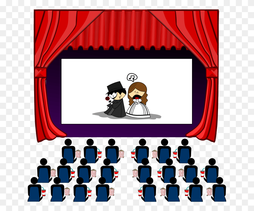659x638 Movie Theater Clipart, Interior Design, Indoors, Room HD PNG Download