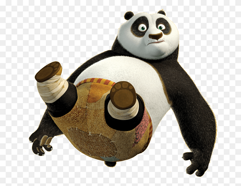 675x589 Movies Kung Fu Panda, Giant Panda, Bear, Wildlife HD PNG Download