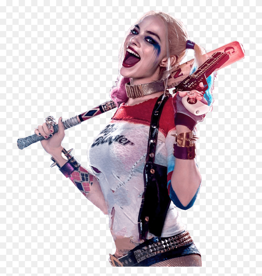 733x828 Movies Suicide Squad Harley Quinn, Person, Costume, Leisure Activities HD PNG Download