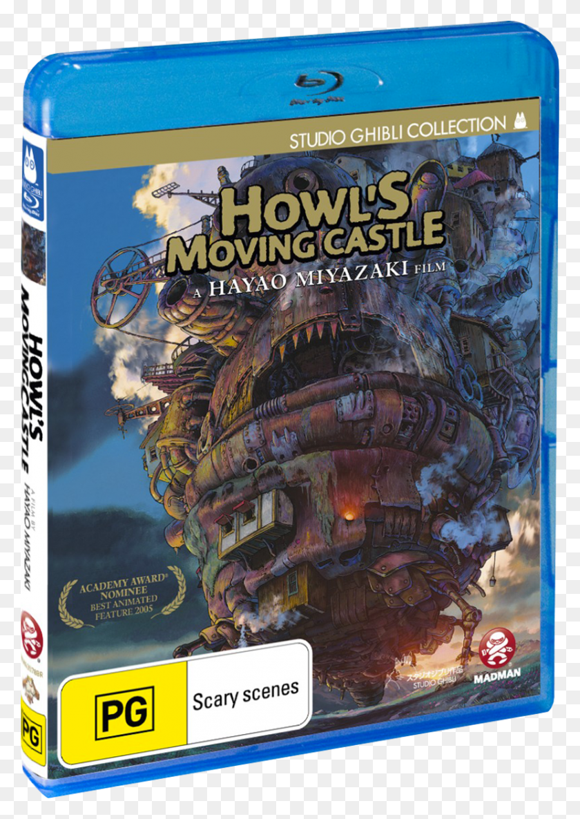 831x1200 Moving Castle, Poster, Advertisement, Disk HD PNG Download