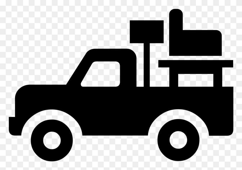 1201x815 Moving Truck Clipart Black And White Moving Truck Icon Transparent, Gray, World Of Warcraft HD PNG Download