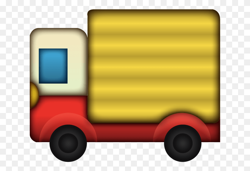 641x515 Moving Truck Emoji Delivery Truck Emoji, Vehicle, Transportation, Fire Truck HD PNG Download