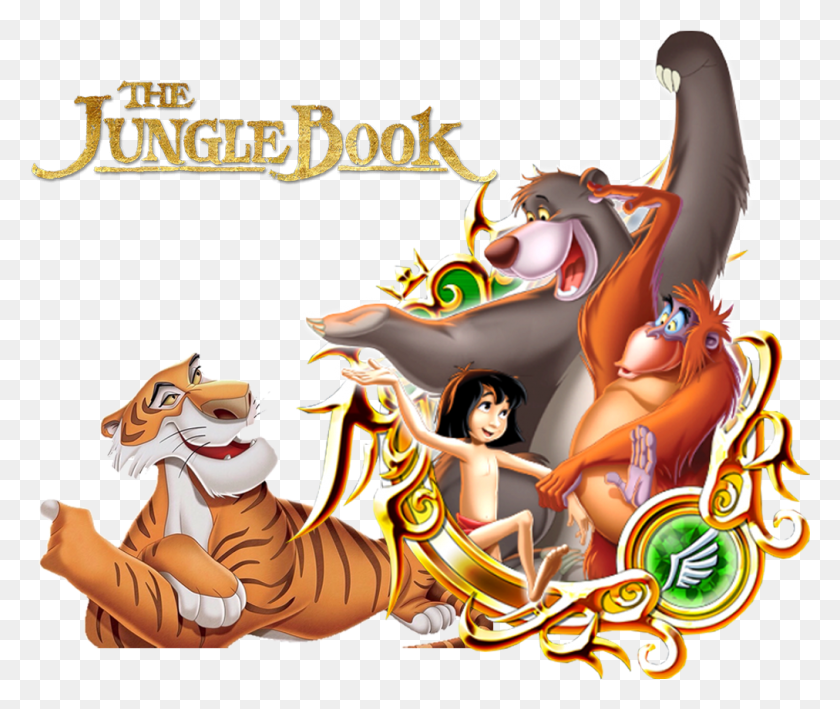 1012x843 Mowgli Most Popular Amp Memorable Character Disney Shere Khan, Person, Human, Advertisement HD PNG Download
