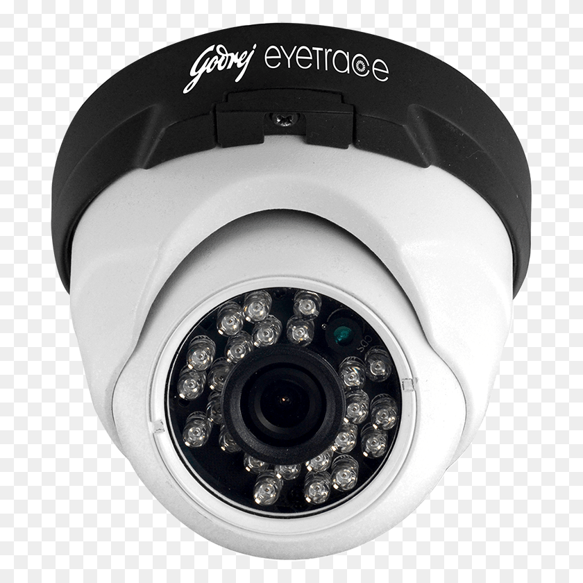 699x780 Mp Outdoor Ir Mini Dome Camera Godrej Ke Cctv Camera, Security, Helmet, Clothing HD PNG Download