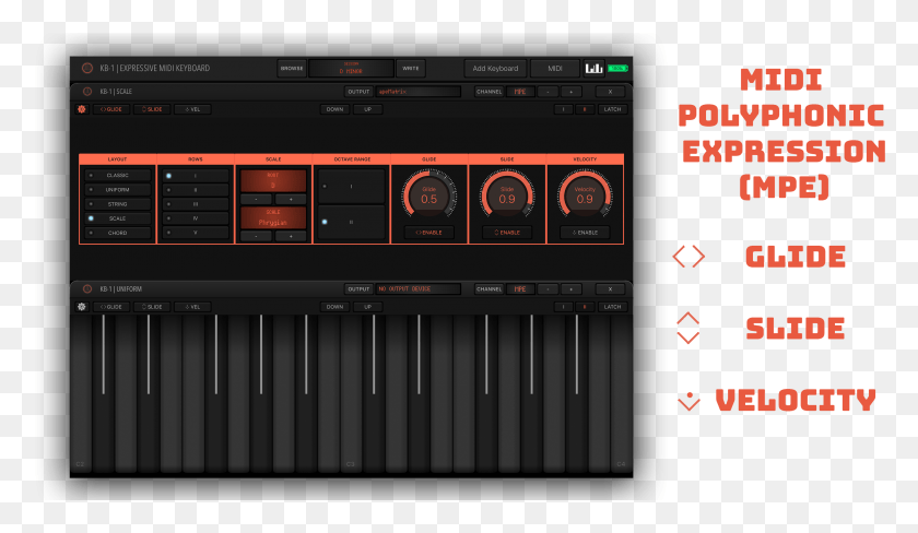 2797x1537 Mpe Is A Modern Addition To The Midi Specification Musical Keyboard, Electronics, Stereo, Amplifier HD PNG Download