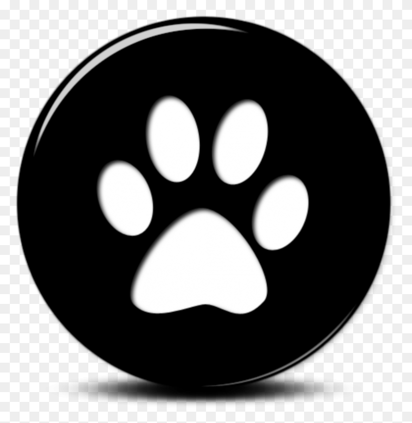 782x806 Mq Black White Footsteps Footstep Paw Jeep Wheel Covers Dog, Lamp, Stencil, Footprint HD PNG Download