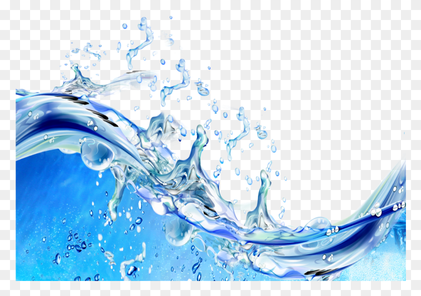 1012x691 Descargar Png / Burbujas De Salpicaduras De Agua Azul Png