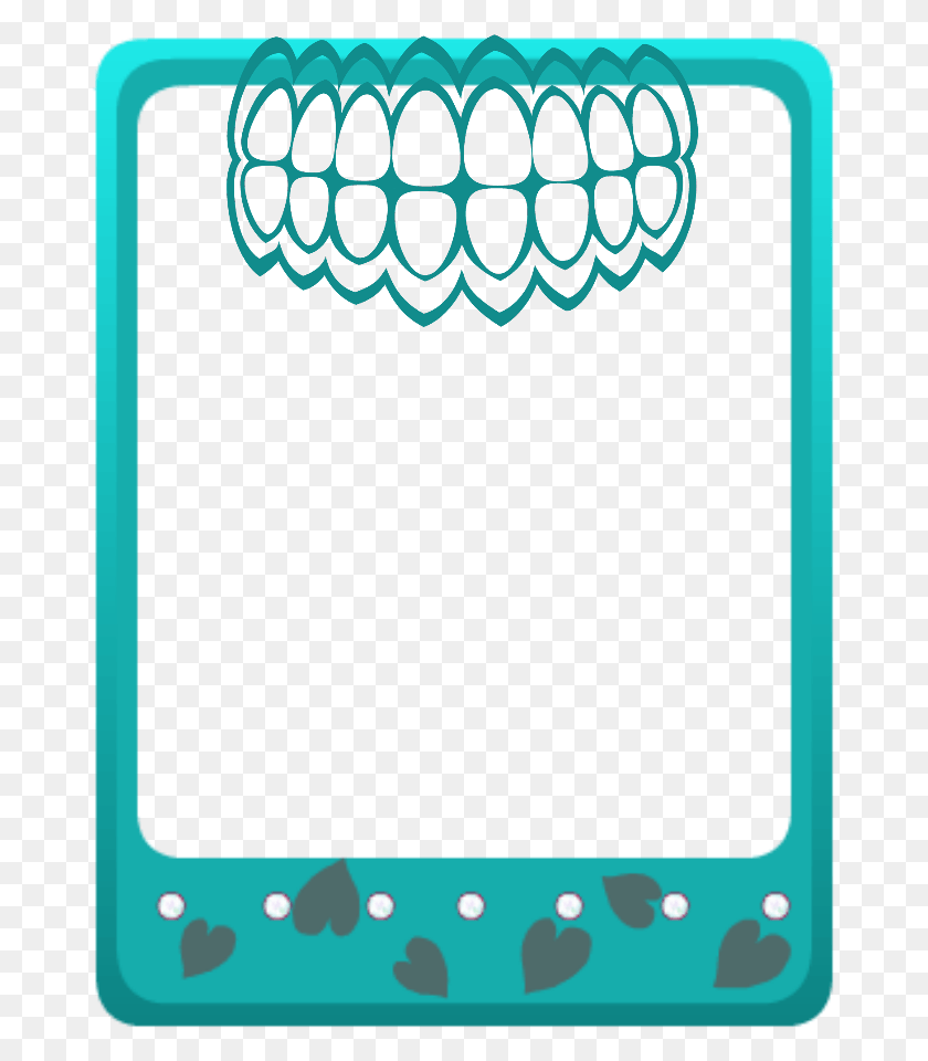 675x900 Mq Green Teeth Frames Border Borders Clipart, Electronics, Phone, Mobile Phone HD PNG Download