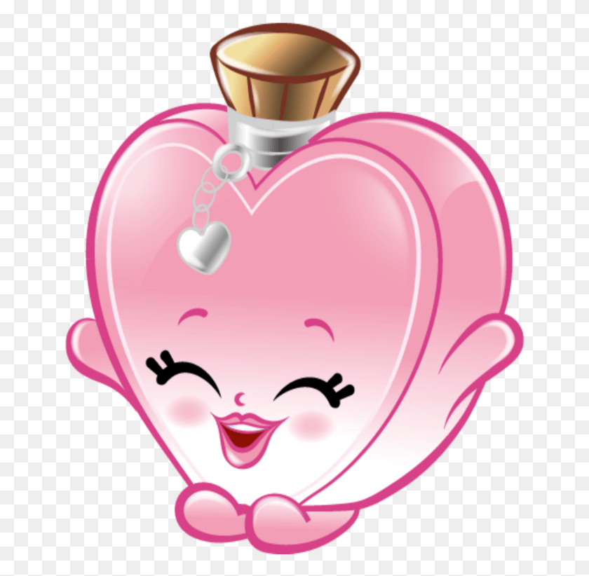 657x762 Descargar Png Mq Pink Parfum Shopkins Dibujos Para Pintar Shopkins, Botella, Cosméticos, Perfume Hd Png