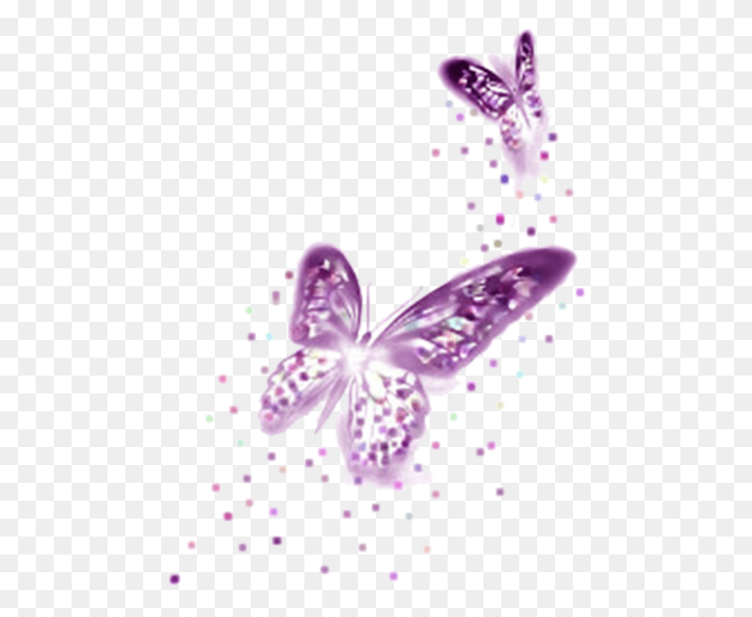471x630 Descargar Png Mariposa Púrpura Mariposas Confeti Mariposa, Púrpura, Planta, Flor Hd Png