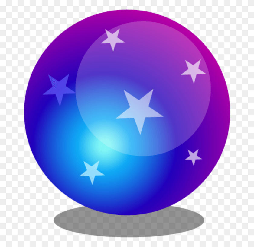 686x759 Mq Purple Stars Balls Magic Magic Ball Icon, Sphere, Balloon, Symbol HD PNG Download