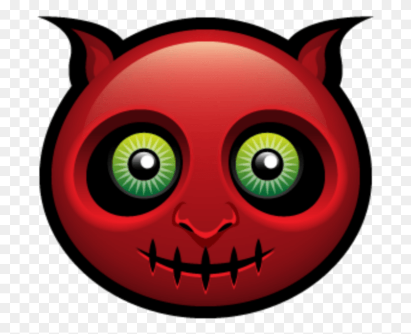 693x623 Mq Red Demon Devil Emoji Emojis Clip Art, Halloween, Hand, Mask HD PNG Download