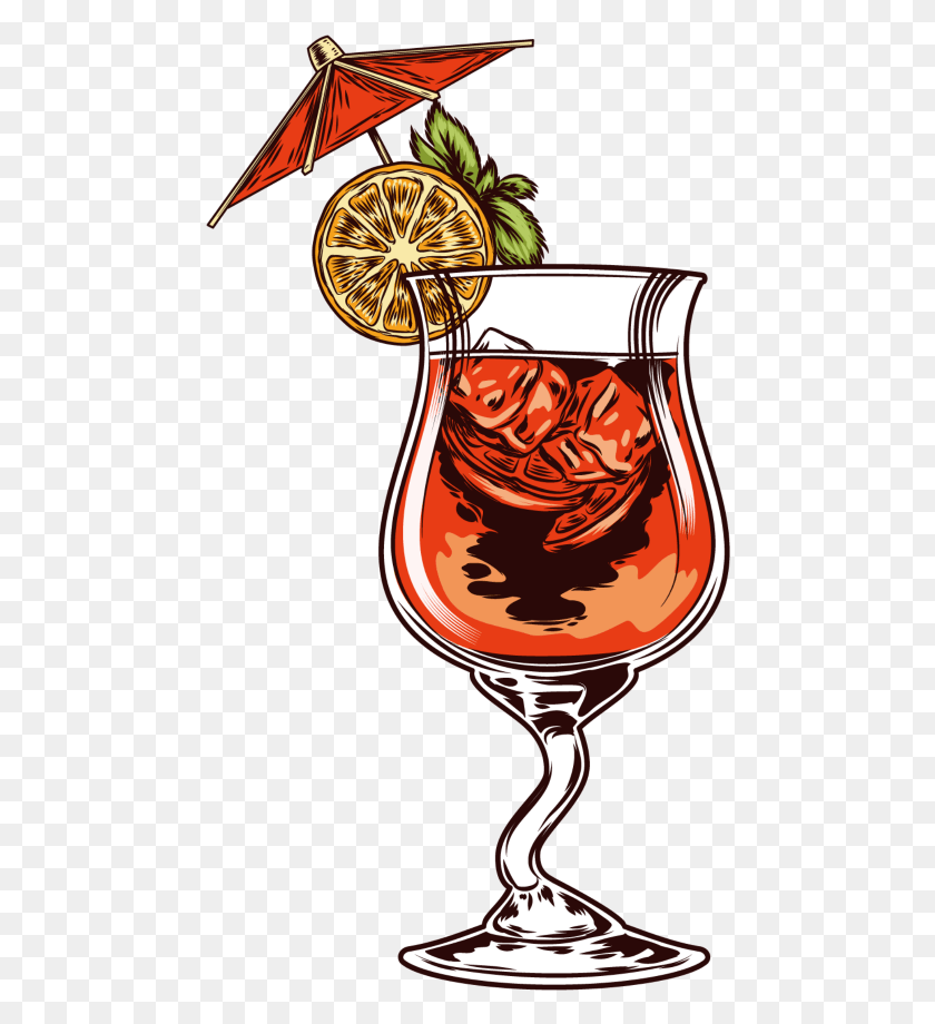 472x860 Descargar Pngmq Bebida Roja Paraguas Cóctel De Cóctel, Copa, Vino, Alcohol Hd Png
