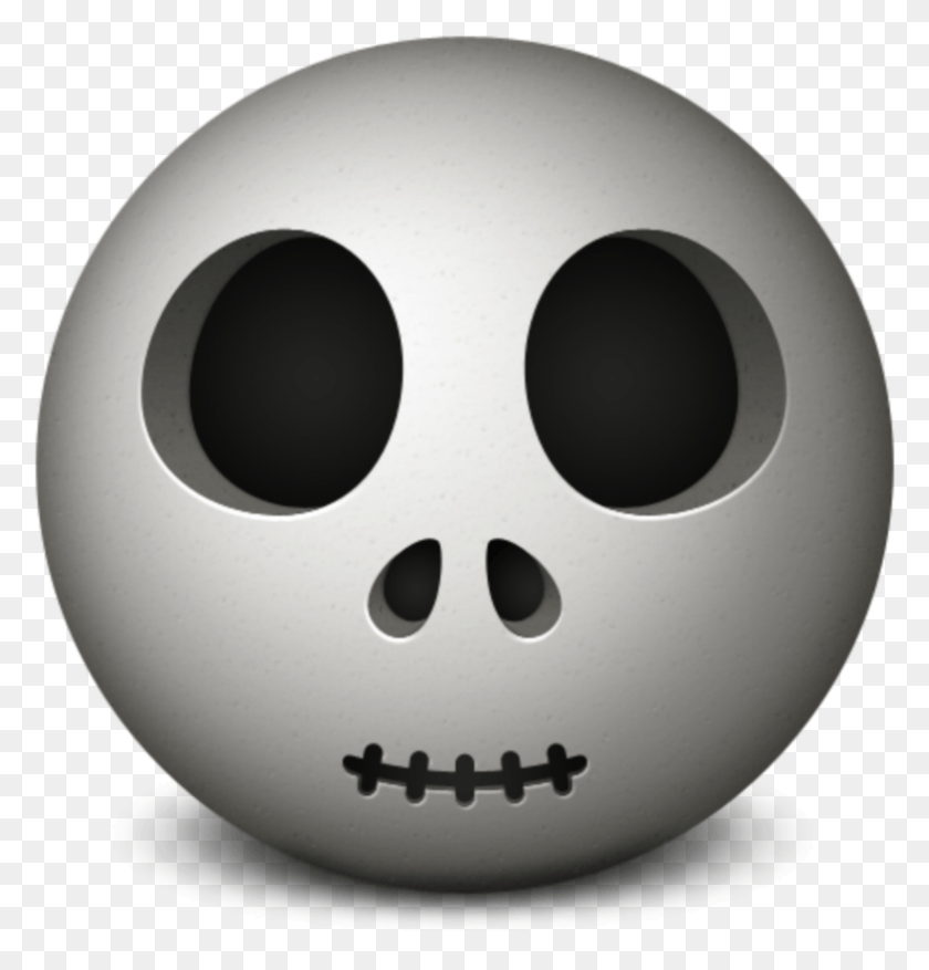 786x824 Mq Skull Halloween Emoji Emojis 50 X 50 Px, Sphere, Ball, Bowling HD PNG Download