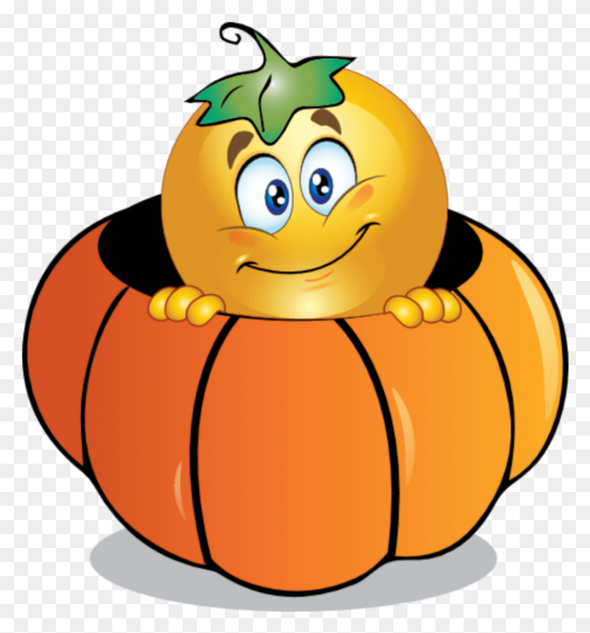 807x871 Mq Желтый Смайлик Emoji Emojis Тыква Хэллоуин Смайлик, Овощи, Растение, Еда Hd Png Скачать