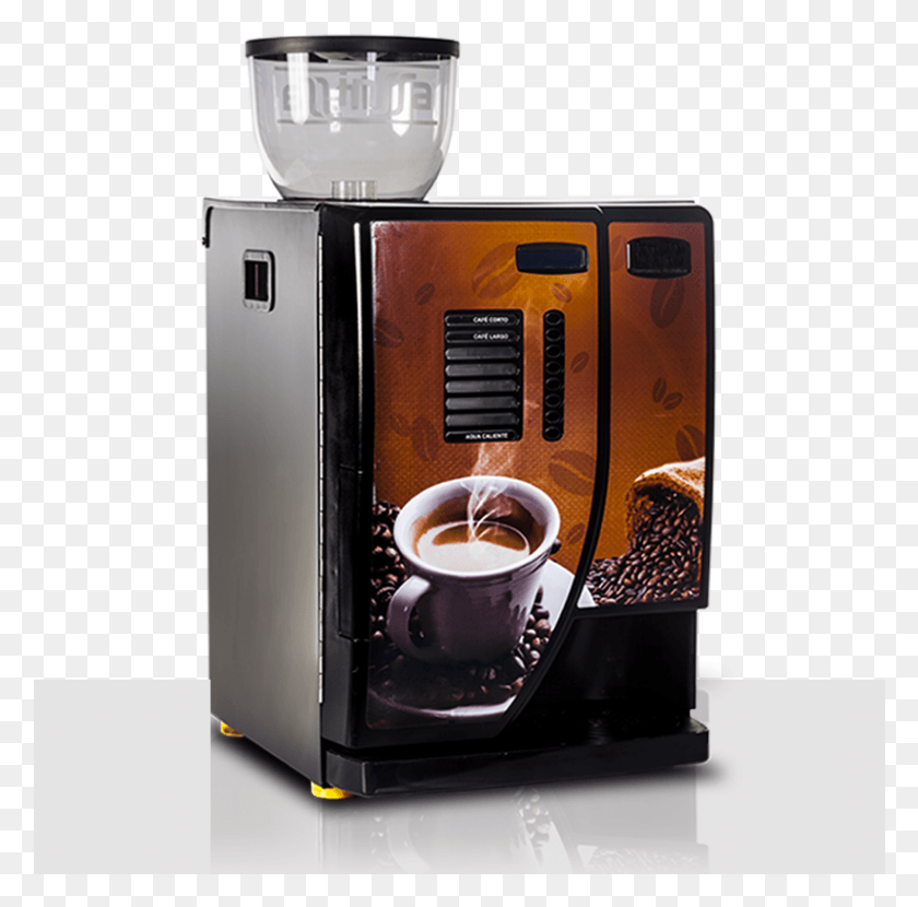801x791 Mquina De Caf Industrial Con Opcin Para Dispensar Caff Americano, Coffee Cup, Cup, Espresso HD PNG Download
