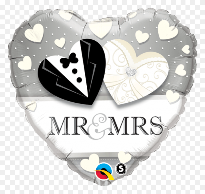 996x943 Mr Amp Mrs Foil Balloon Balloon In A Box Mr Amp Mrs Foil Balloon, Diaper, Soccer Ball, Ball HD PNG Download