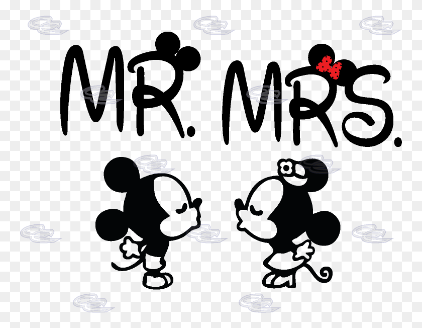 761x592 Mr Amp Mrs Mickey Mouse, Text, Bubble, Halo HD PNG Download