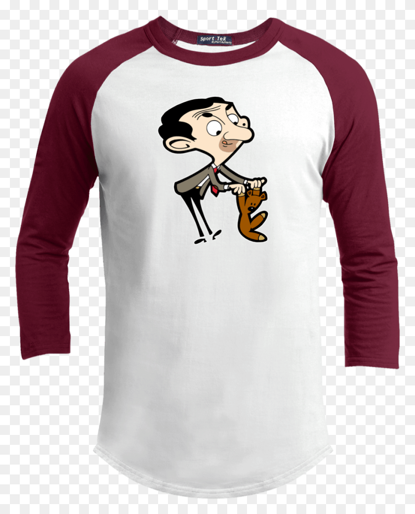 908x1141 Mr Bean Funny Teddy Bear Tv Show, Sleeve, Clothing, Apparel HD PNG Download