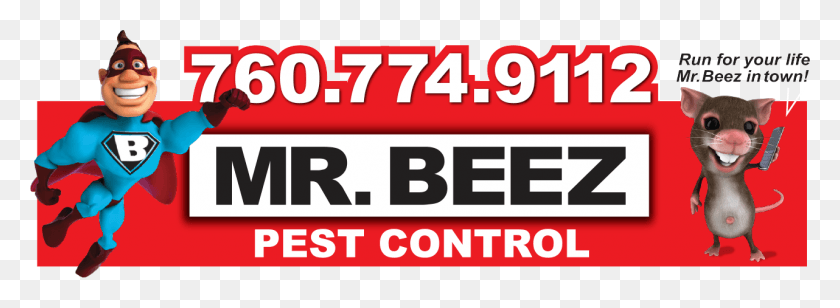 1282x408 Mr Beez Pest Control Logo Parallel, Text, Number, Symbol HD PNG Download