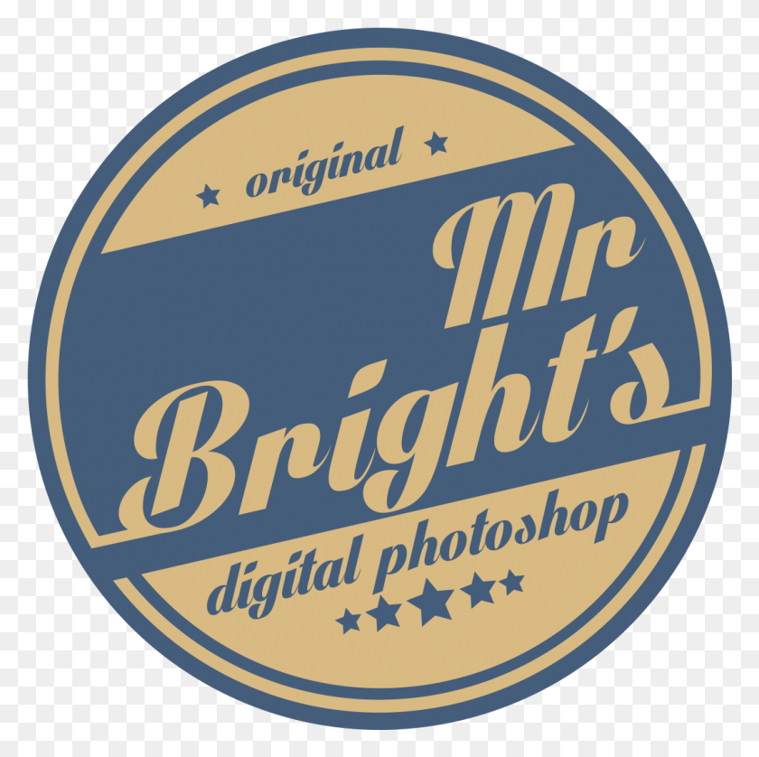 1062x1060 Mr Brights Retro Logo Circle, Etiqueta, Texto, Símbolo Hd Png