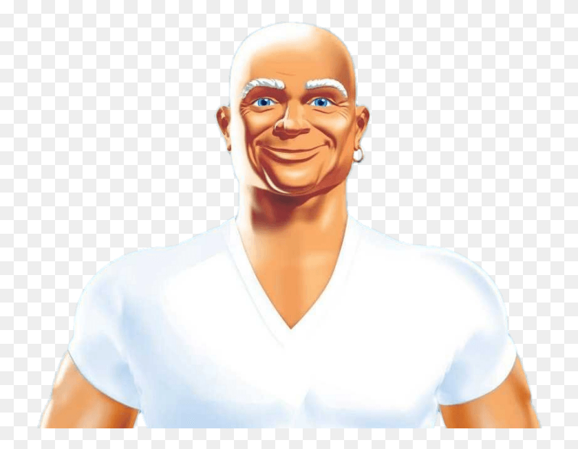 736x593 Mr Clean Mr Clean Transparent Mr Clean Transparent, Person, Human, Face HD PNG Download