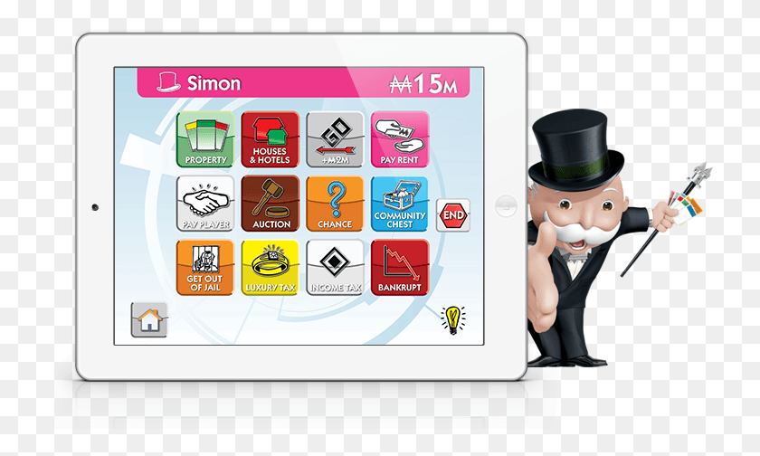 737x444 Mr Monopoly, Computer, Electronics, Person HD PNG Download