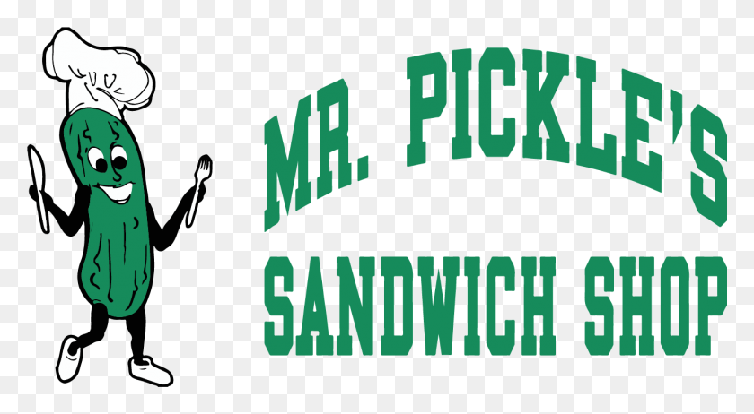 1368x706 Mr Pickles Logo2 Mr Pickles Sandwich Shop Logo, Text, Symbol, Trademark HD PNG Download