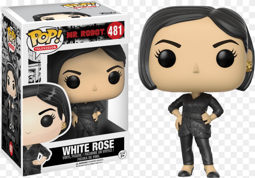 1134x791 Mr Robot White Rose Funko Pop, Person, Head, Face, Adult Transparent PNG