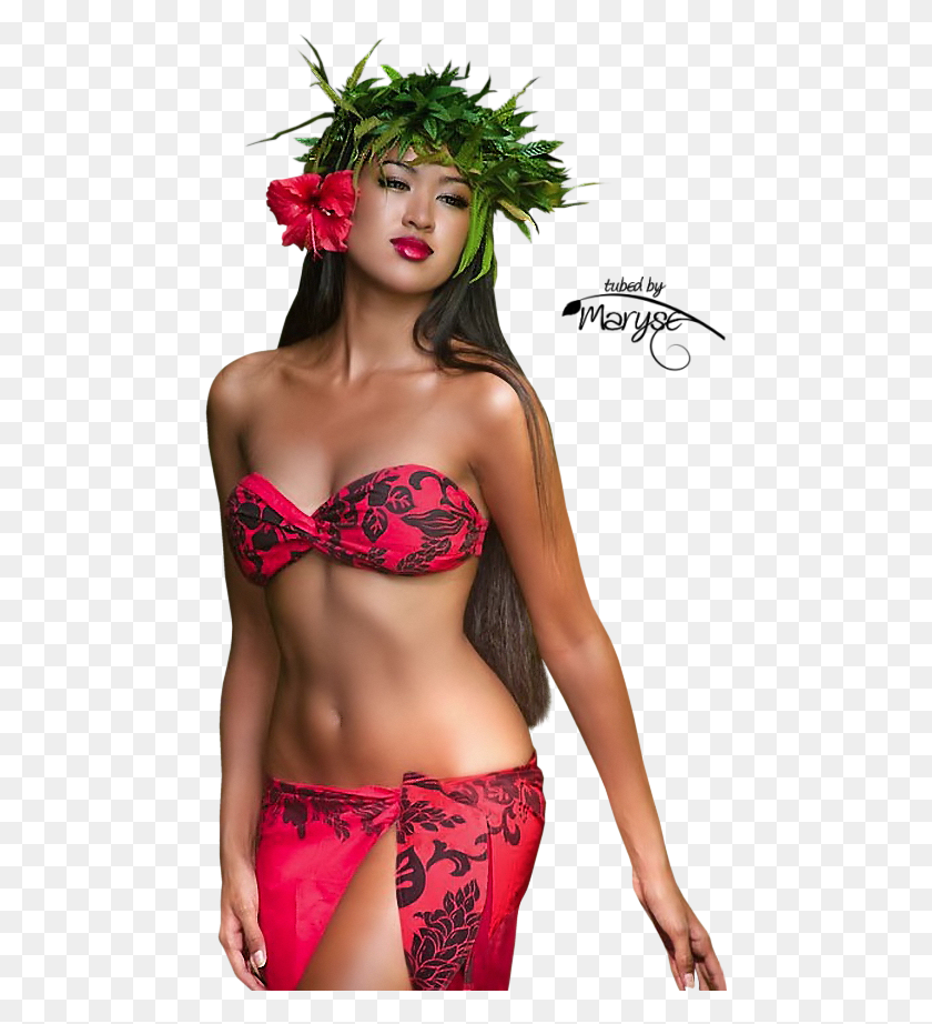 472x862 Mr Tahitian Girl Beautiful Island Girls, Clothing, Apparel, Person HD PNG Download