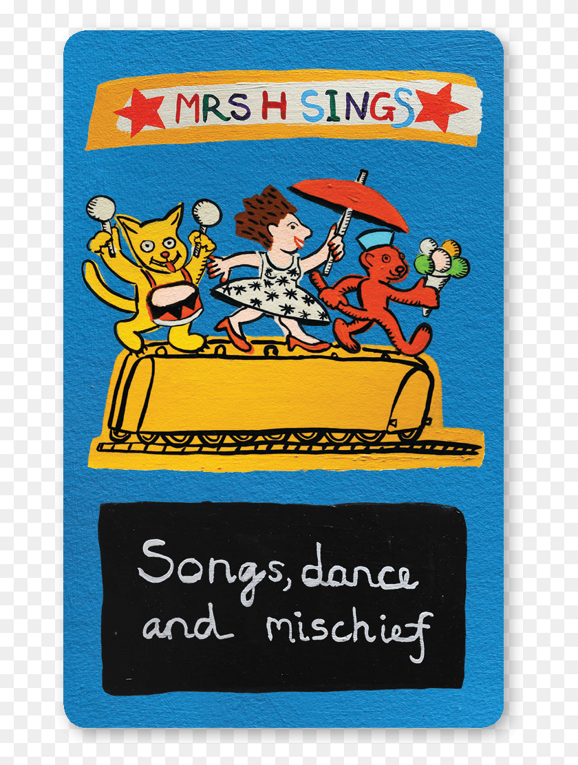 683x1052 Mrs H Sings By Mrs H And The Sing Along Band Cartoon, Text, Poster, Advertisement HD PNG Download